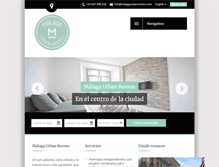 Tablet Screenshot of malagaurbanrooms.com